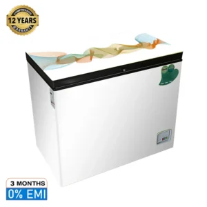 VISION Glass Door Chest Freezer RE-250 Liter White Multi Wave