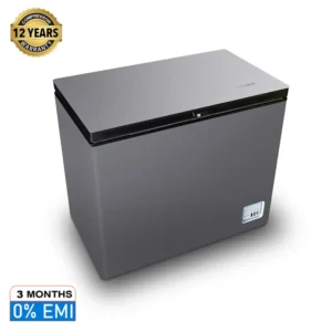 VISION Glass Door Chest Freezer RE-150 Liter Silver