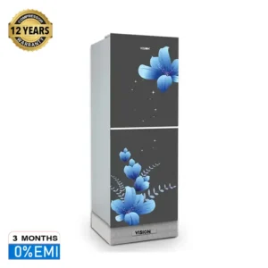 VISION GD Top Mount Refrigerator RE-200 Liter Mirror Blue